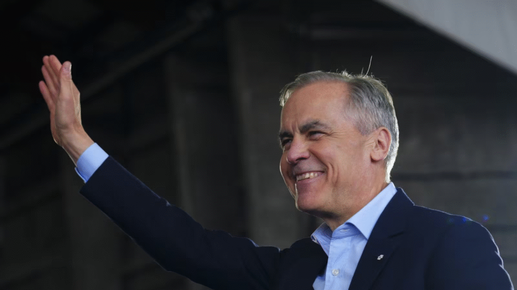 Carney shows his victory