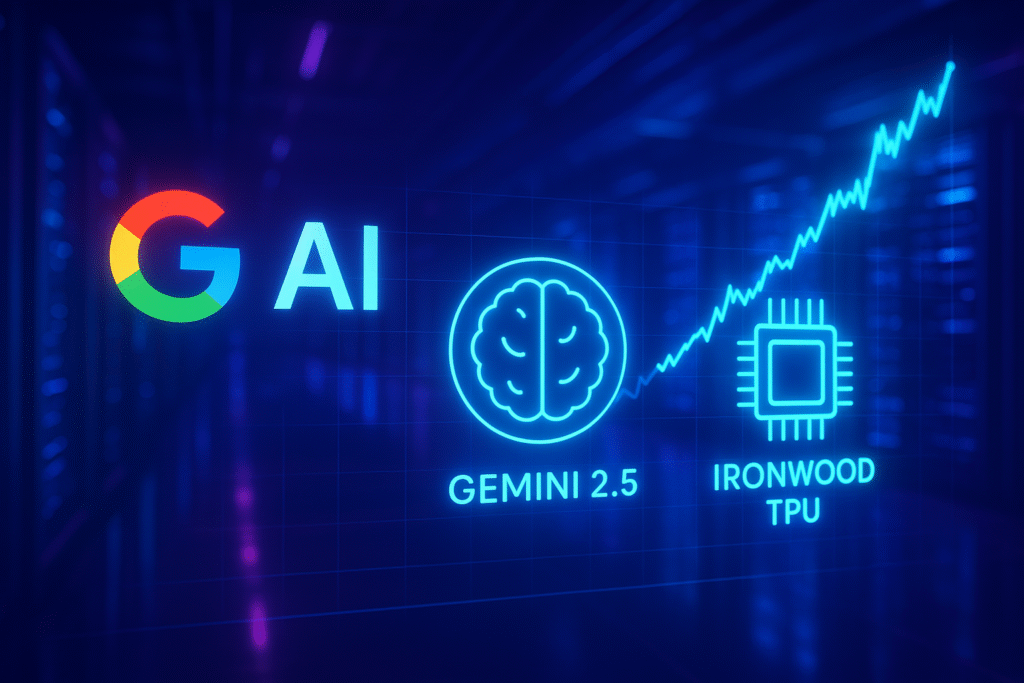 Google AI innovations boosting Google stock in 2025 with Ironwood TPU and Gemini 2.5.